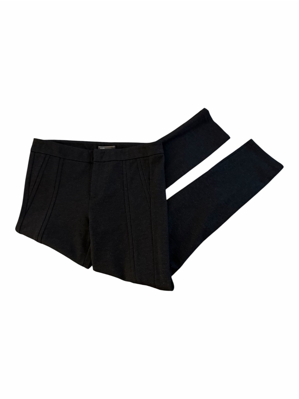 Vince Charcoal Ponte Seamed Stretch Skinny Riding Pants Size 8